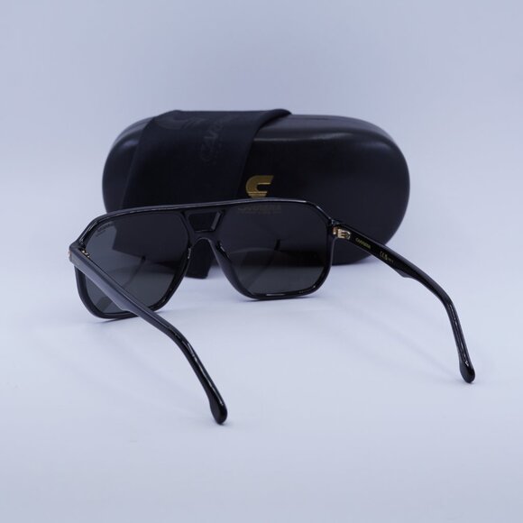 Carrera 302/S/N 02M2 M9 Aviator Sunglasses - Black/Grey Polarized - Picture 10 of 10